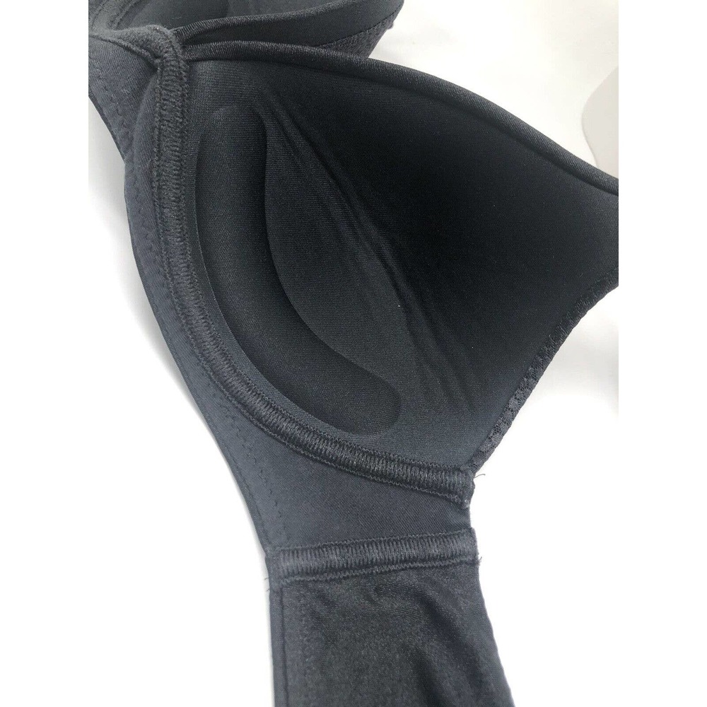 Warners Bra Blissful Benefits 36B Wire-Free Lift Back Soothing W4013 Black B2 - Picture 7 of 9